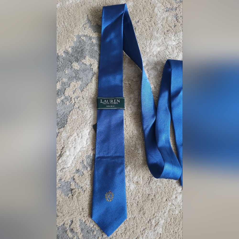 Lauren Ralph Lauren Boy's Blue Silk Tie